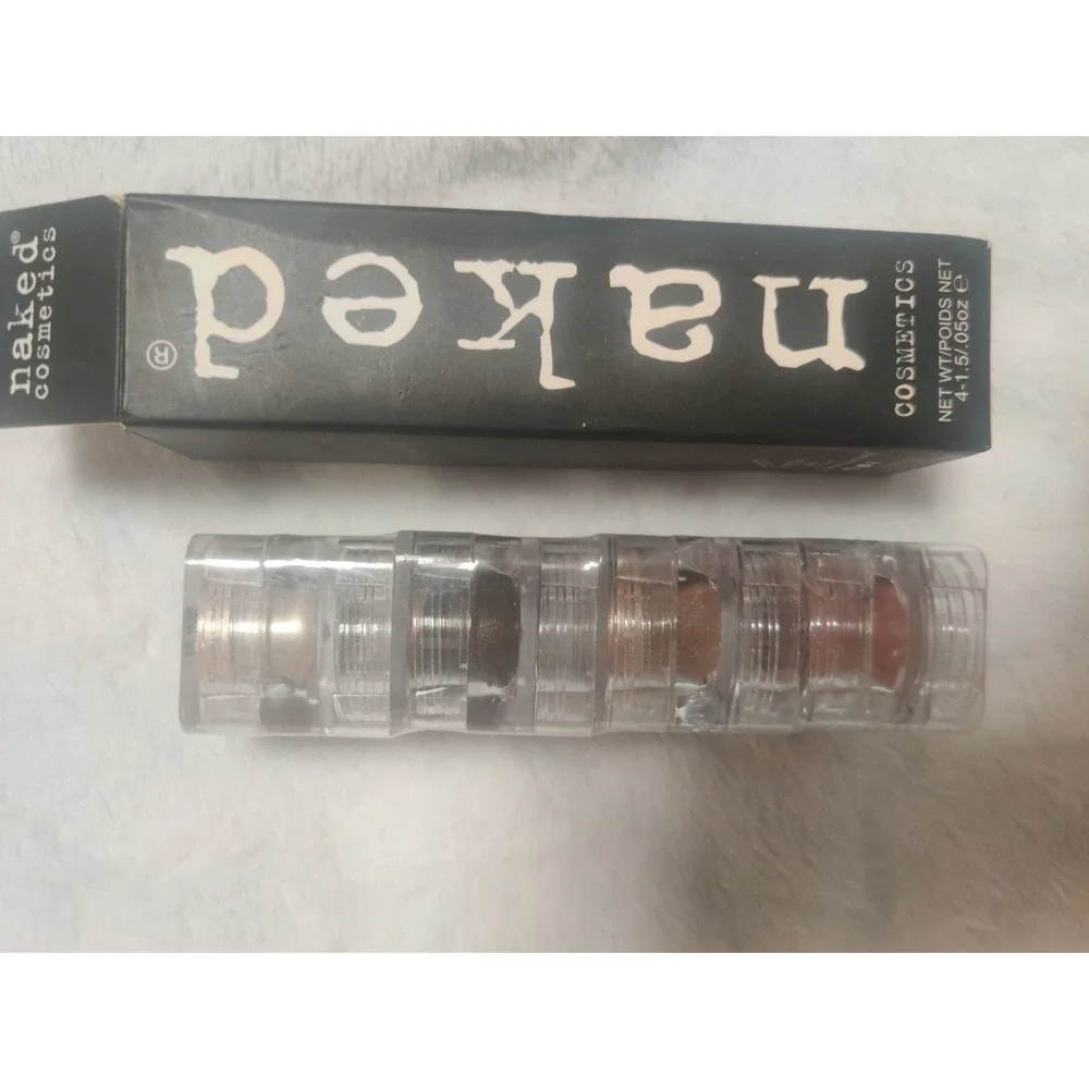 Naked Cosmetics 4-Stack Mica Pigment Set Neutral Shimmer Loose Eyeshadow New